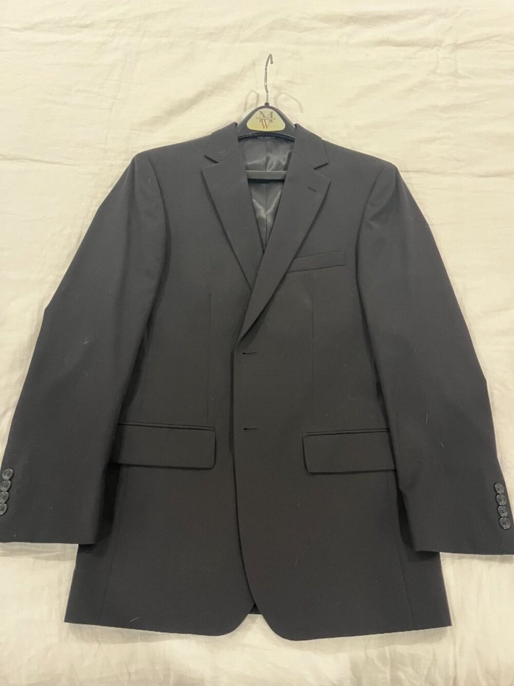 Pronto Uomo Black Suit – 38R Jacket / 32x32 Pants